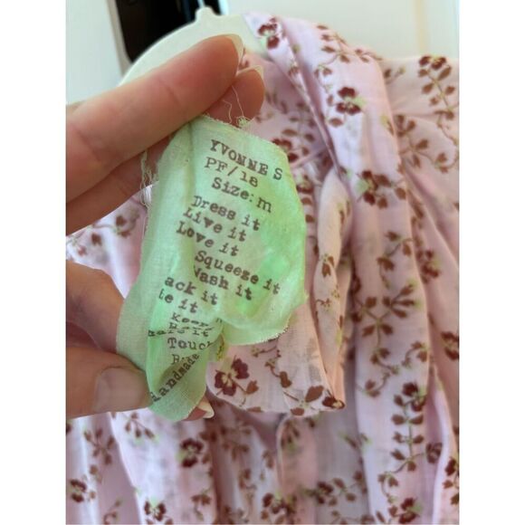 NWOT Yvonne S Linen ANGELICA MINI DRESS, Med $695 - Picture 5 of 11